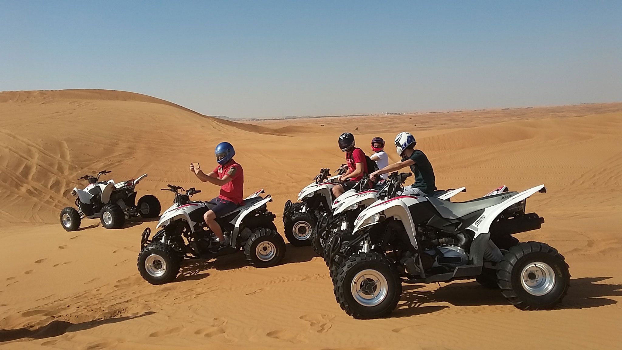 Quad Biking in the Desert